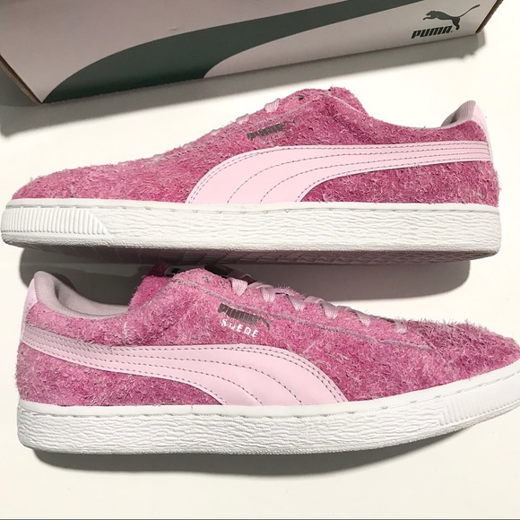 NIB Puma Suede Elemental Hairy Wool Sneakers - Picture 5 of 16